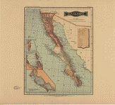 Baja California Mexico State Map