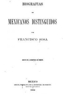 Biografias de Mexicano Distinguidos Cover Page