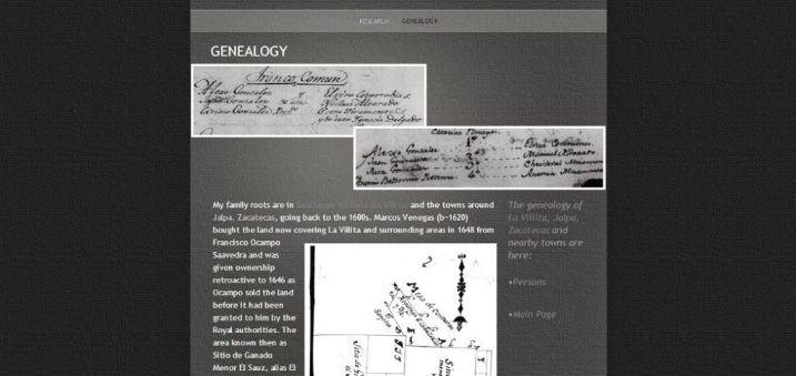 Genealogy of La Villita (Guadalupe Victoria), Jalpa, Zacatecas