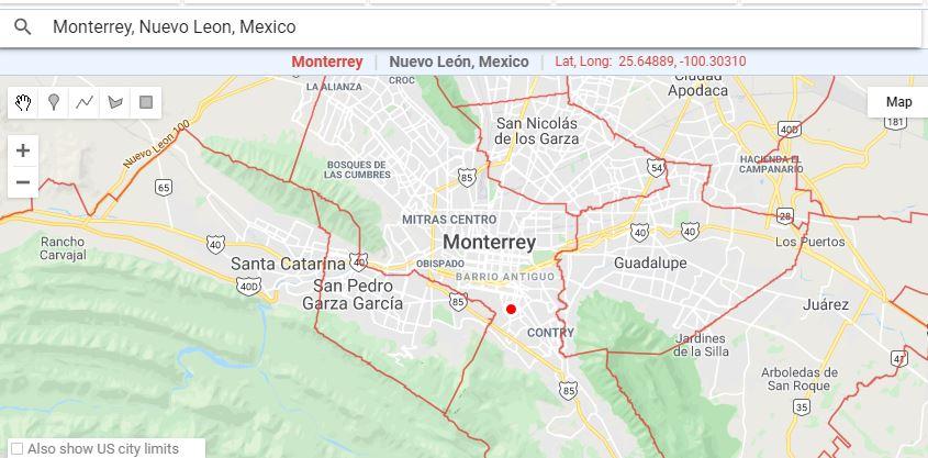 Municipalities around Monterrey Municipalities around Monterrey