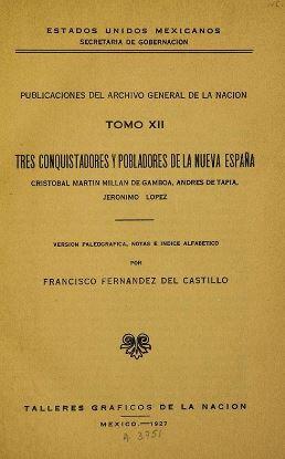 Three Conquerors and Settlers of New Spain book cover